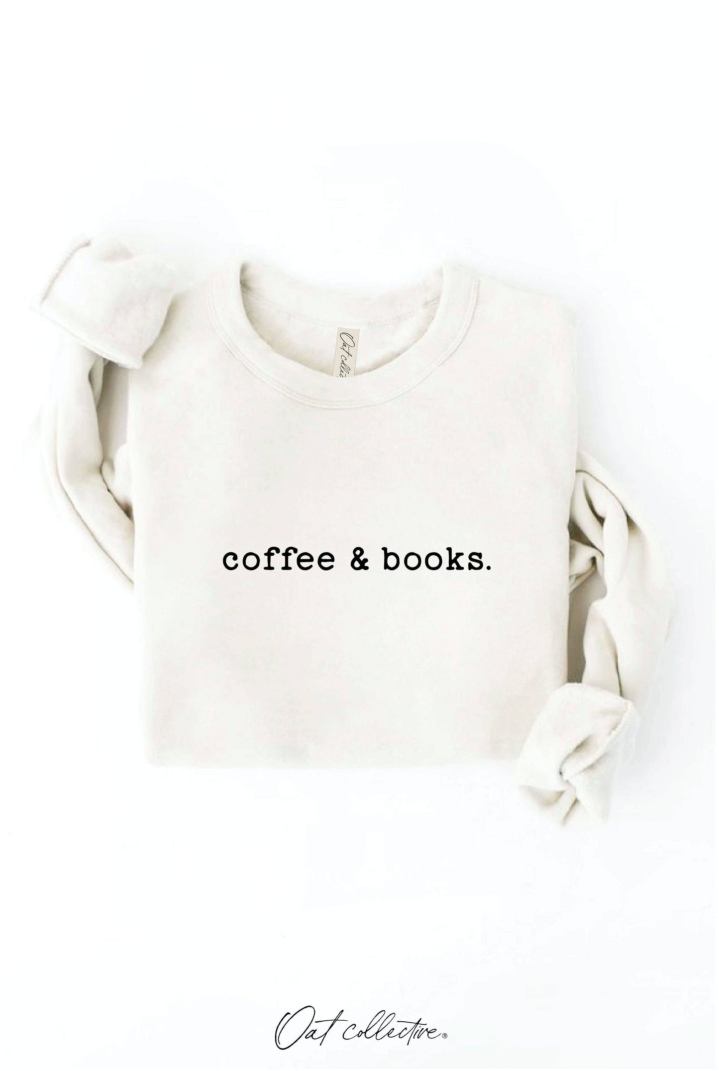 Coffee & Books Crewneck Sweatshirt