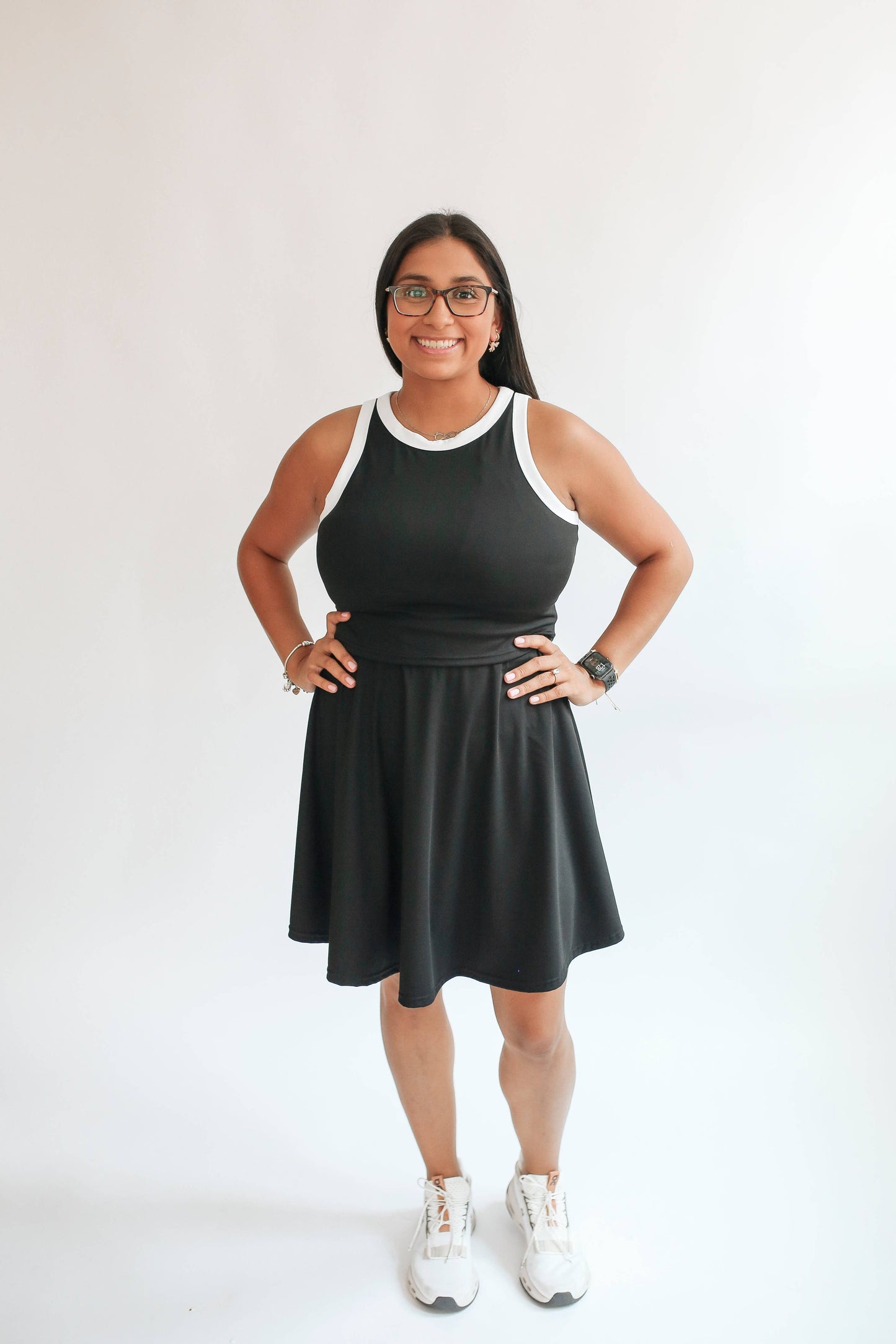 The Courtside Nursing Tennis Dress | Breastfeeding Friendly