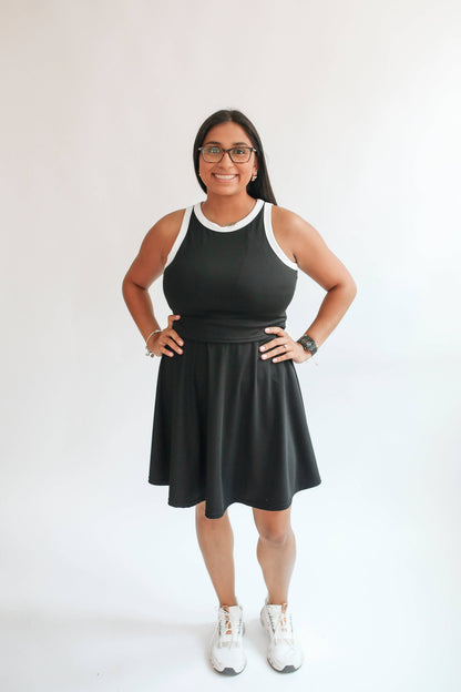 The Courtside Nursing Tennis Dress | Breastfeeding Friendly
