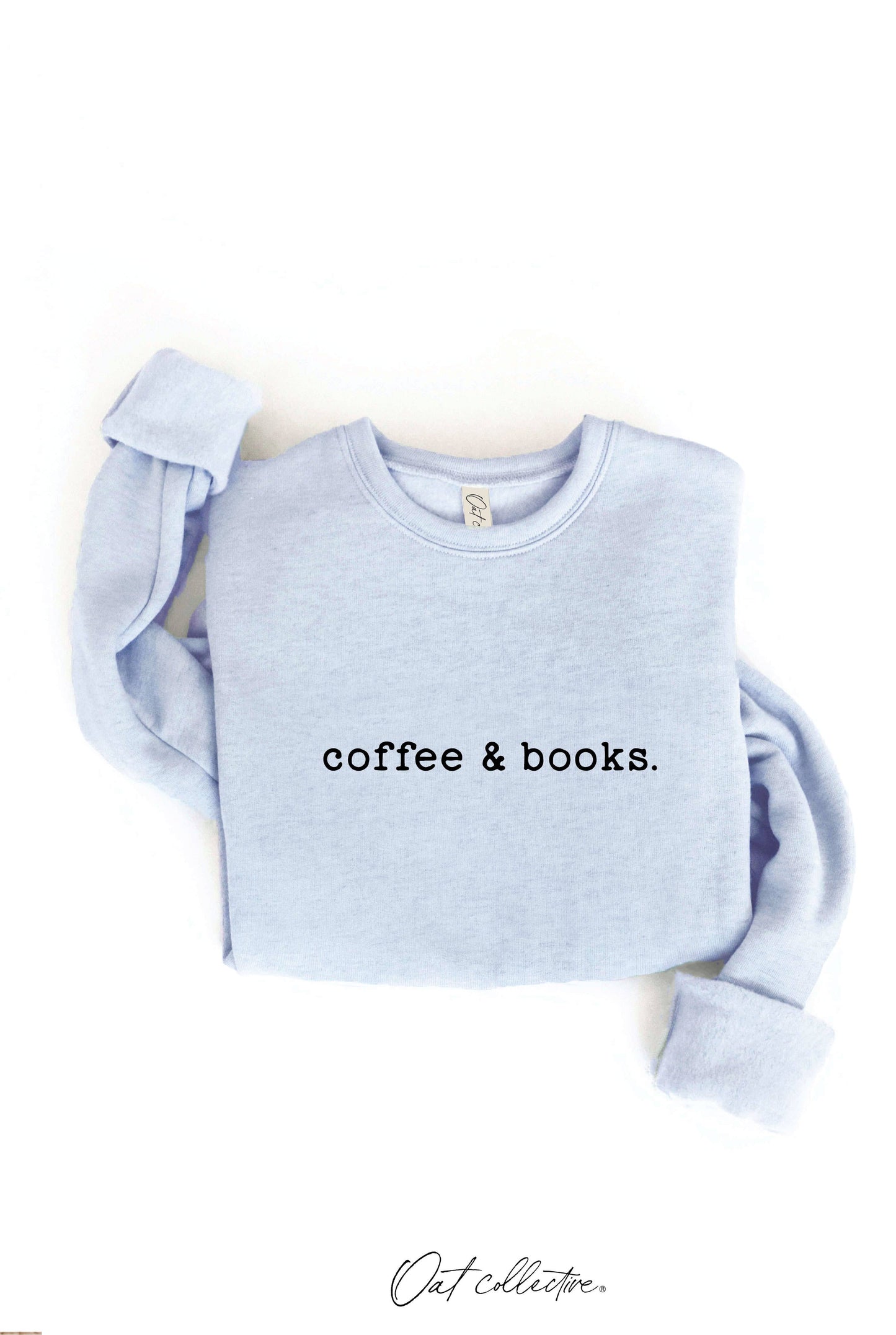 Coffee & Books Crewneck Sweatshirt