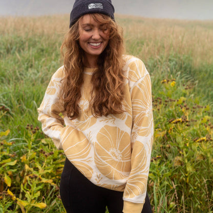 Sweatshirt | Yellow Poppies