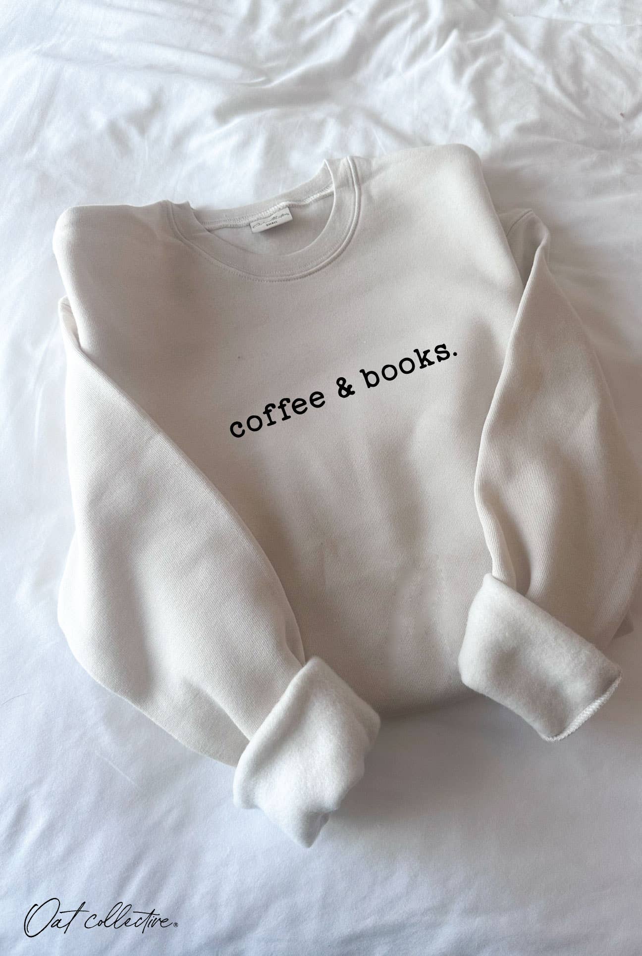 Coffee & Books Crewneck Sweatshirt