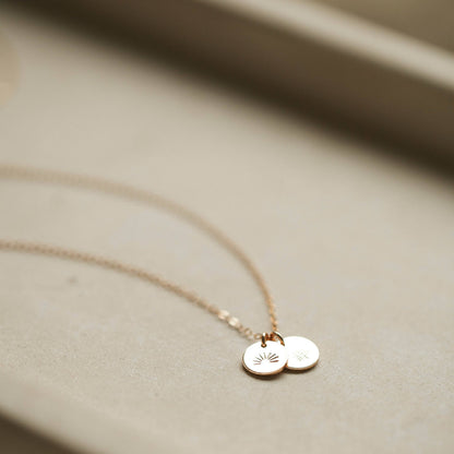 Tiny Vibes Necklace - Heart or Rainbow
