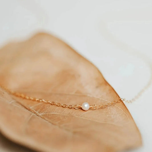 Tiny Freshwater Pearl Necklace